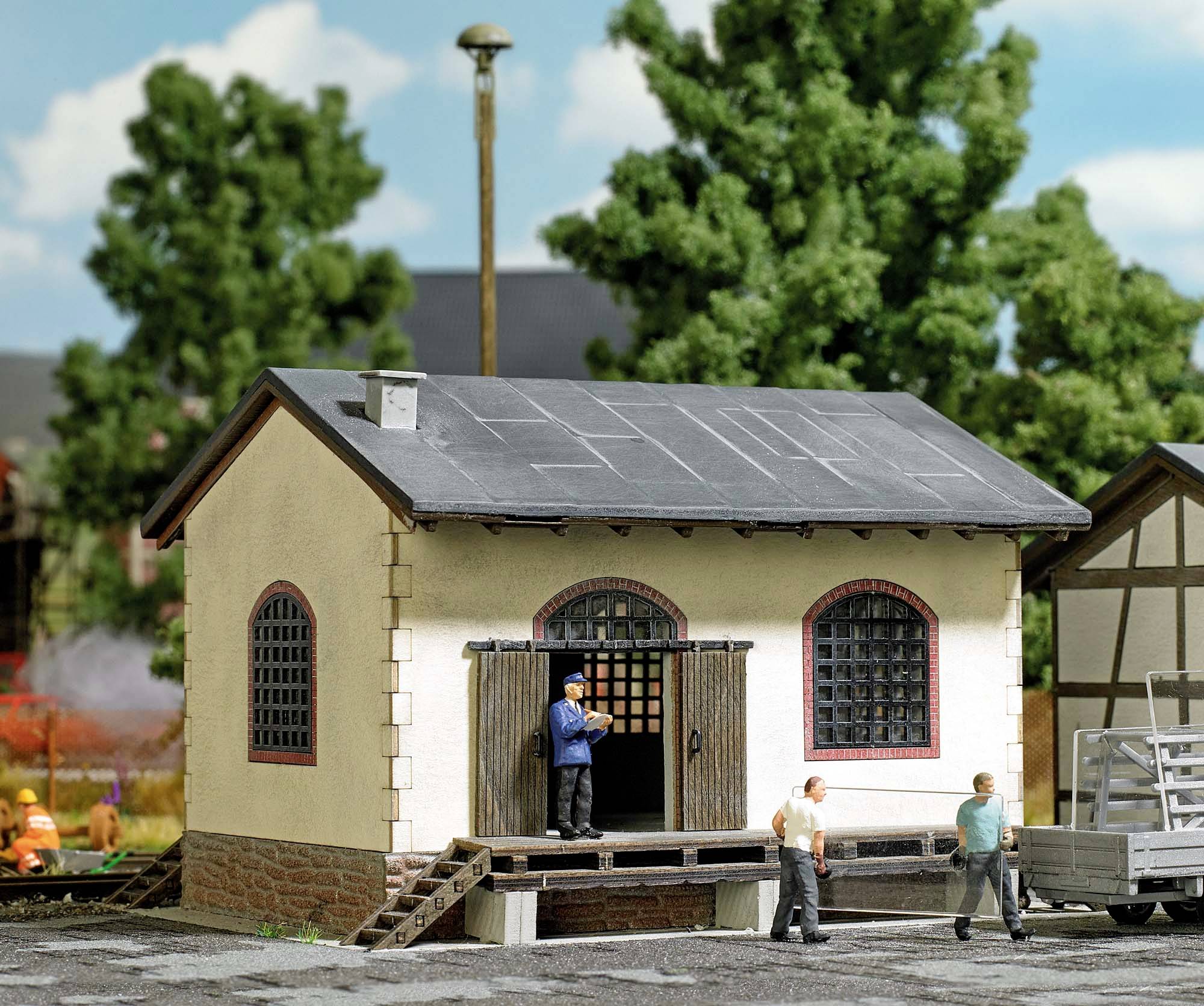 Busch 1663 H0 Litet godsmagasin