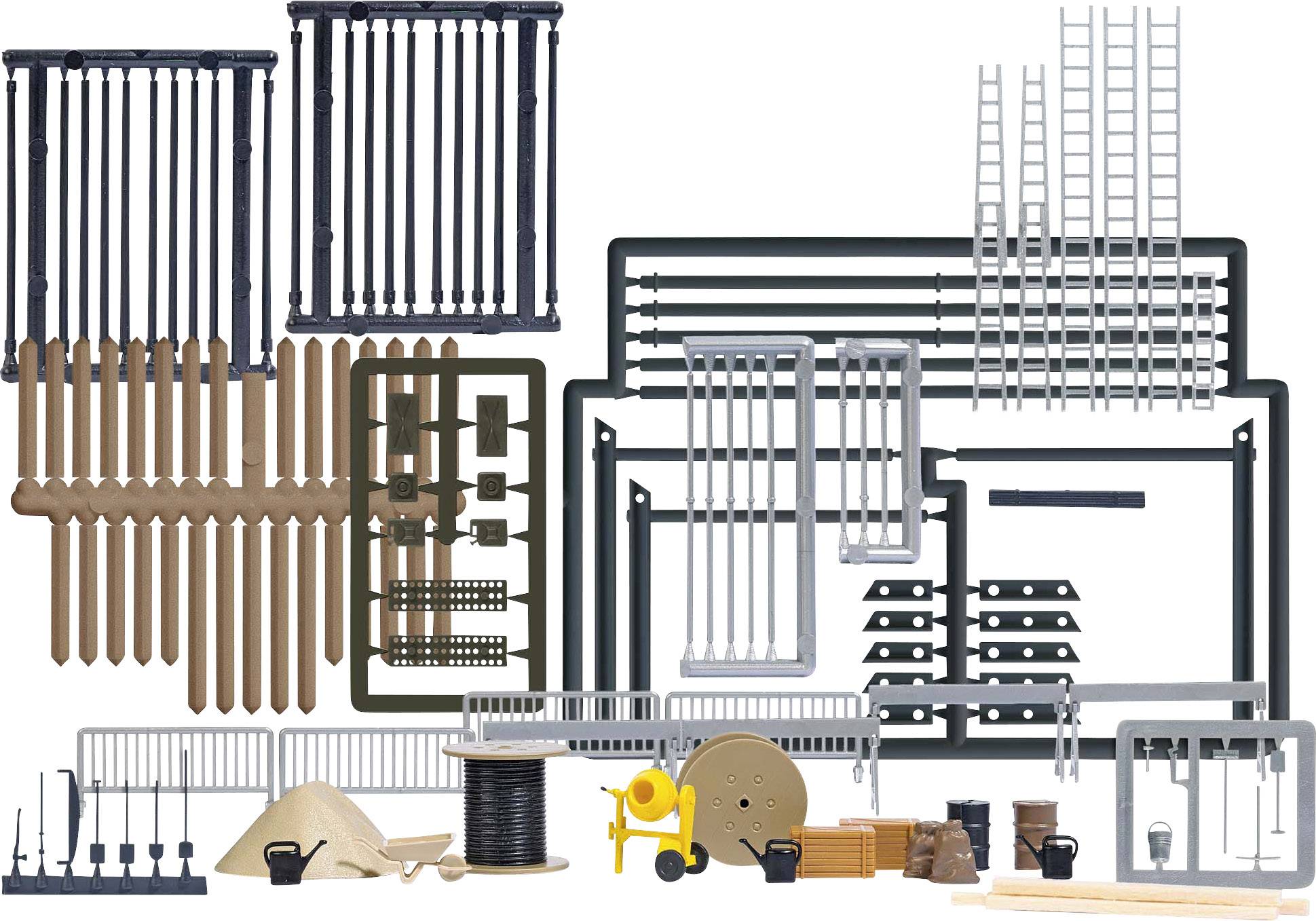 Busch 1376 H0 byggarbetsplatsset Byggsats