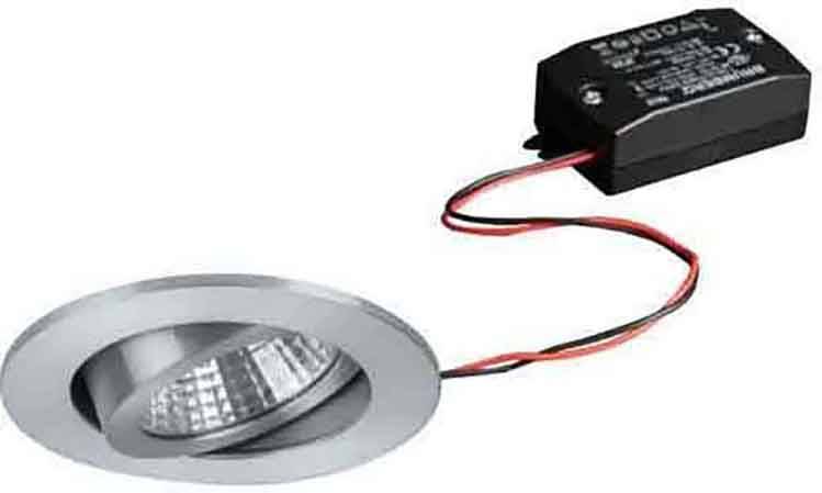 Brumberg 38261253 38261253 LED-inbyggnadsbelysning LED 7 W Aluminium
