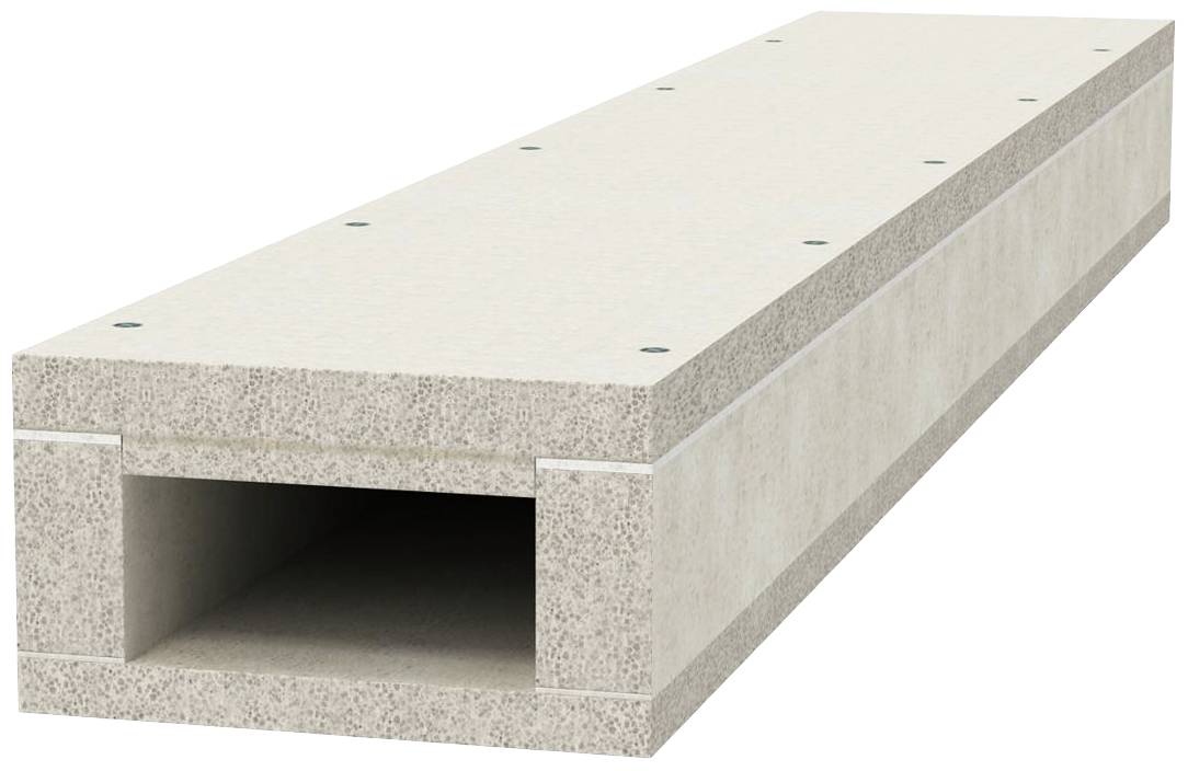 OBO Bettermann 7215154 Brandskyddskanal (L x B x H) 1000 x 170 x 95 mm Grå 1 st