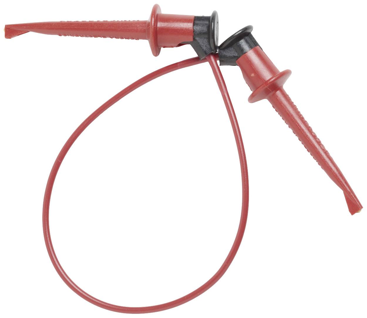 Pomona Electronics 3781-24-0 Mätledning Krokodilklämmor Krokodilklämmor 0.60 m Svart 1 st
