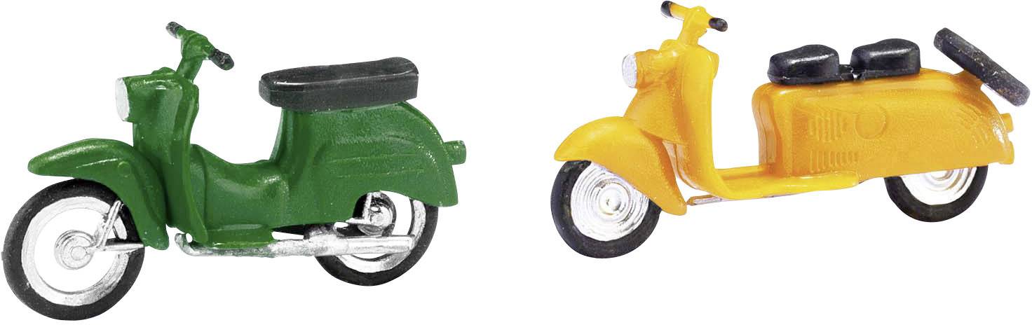 Busch 210008901 H0 Byggmodell Motorcykel Simson Berlin Roller/Schwalbe