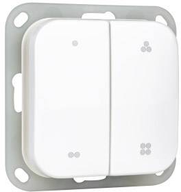 OPUSgreenNet 563.087.27 Väggströmbrytare Vit EnOcean