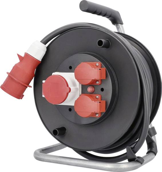 AS Schwabe 10158 Kabelvinda 20 m CEE-stickpropp 16 A 5-pol