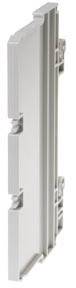 Siemens 8US19222EA01 Restfälthållare 107mm för samlingsskenssystem 60mm Täckprofilhållare 8 st