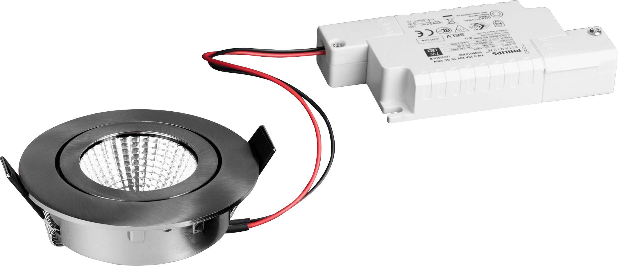 Brumberg 39363153 39363153 LED-inbyggnadsbelysning LED 6 W Nickel