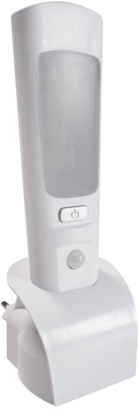 Müller-Licht Casto 27700012 LED-nattlampa med rörelsedetektor Cylindrisk LED Dagsljusvitt Vit