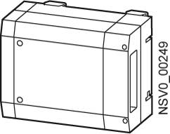 Siemens BVP:034265 Siemens avgång lådor BD01-AK1X/S18 Utloppslåda Ljusgrå 16 mm² 35 A 400 V/AC 1 st