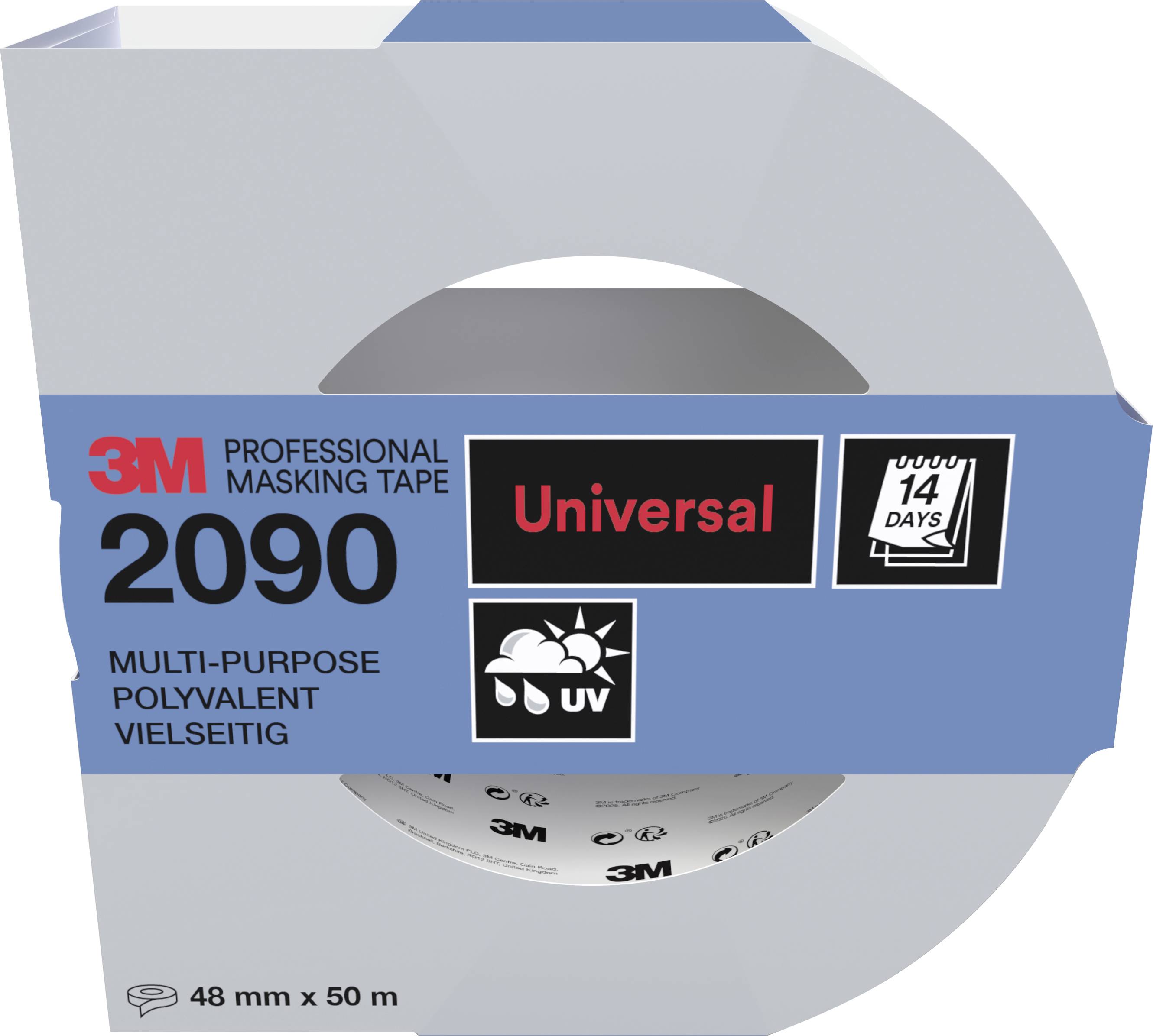 3M Scotch® Super PT209048 Målartejp Blå (L x B) 50 m x 48 mm 1 st